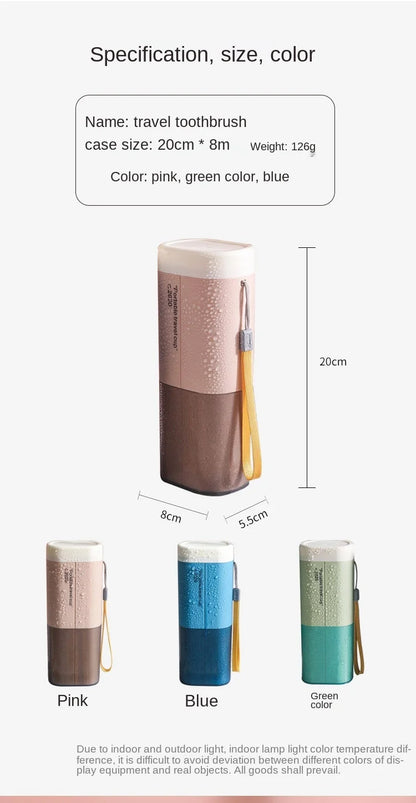 Travel Portable Toothbrush Toothpaste Holder Storage Case Box Organizer Household Storage Cup Outdoor Holder Bathroom Accessorie