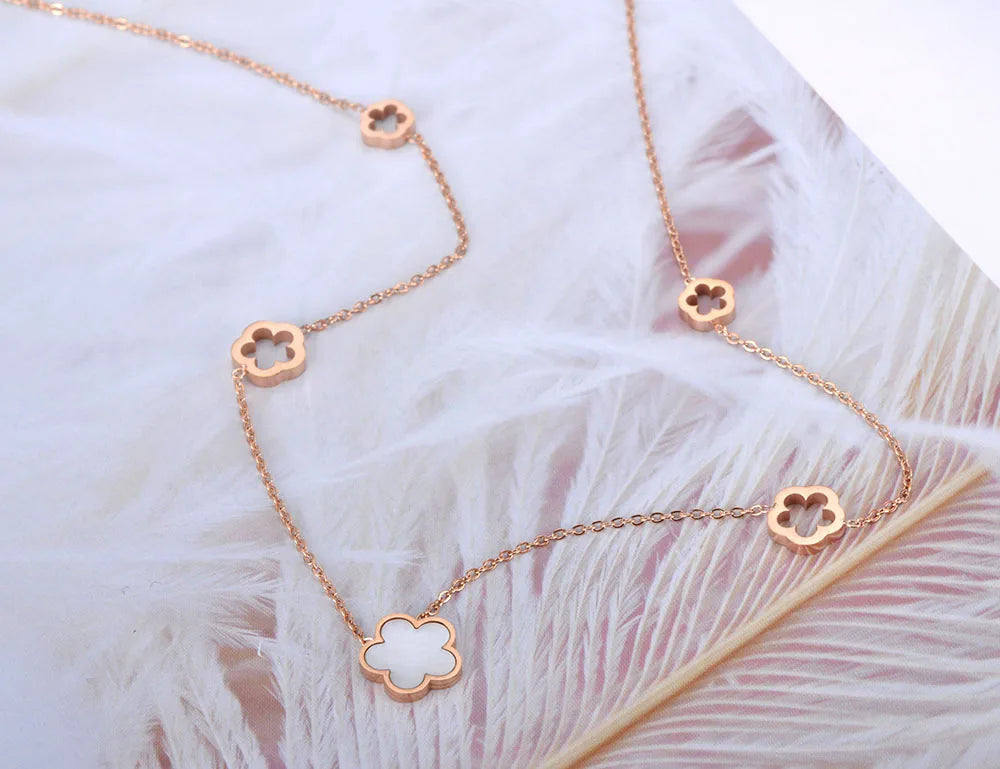 Trendy Stainless Steel White Shell Plum Flower Bohemia Party Earrings For Women Original Design Jewelry kolczyki