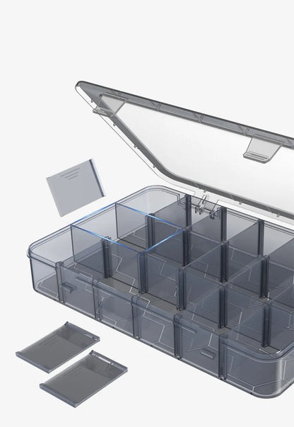 Organizer 9-24 Grids Adjustable Storage Container  Compartment Plastic Storage Box Component Screw Holder Case Display Container