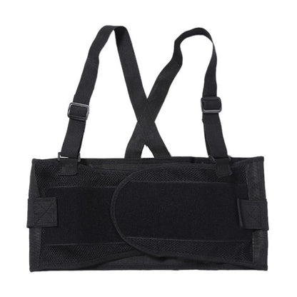 Heavy-Duty Lumbar Support Belt – Adjustable Back Brace for Weightlifting, Fitness & Sports – Waist Stabilizer with Suspenders