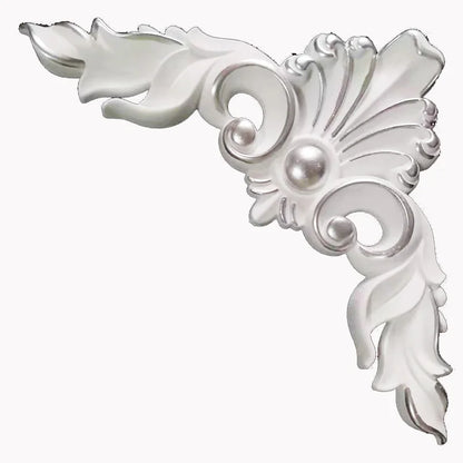 European corner carving ceiling ceiling corridor back wall decorative decals lamp pool accessories non-wood carving