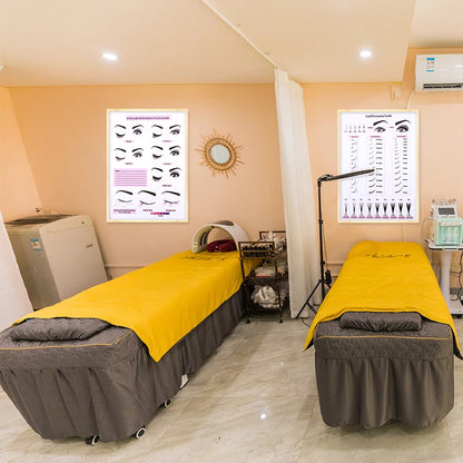 Lash Extensions Guide Poster Prints Makeup Wall Art Picture Decor Eyelash Business Form Art Canvas Beauty Salon Room Decoration