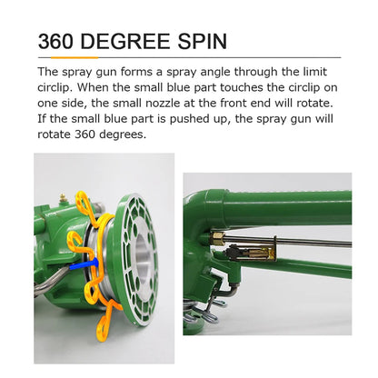 Agricultural Turbine Vortex Rod Agricultural Sprayer Metal Rocker Sprinkler Industrial Agriculture Garden Irrigation Watering