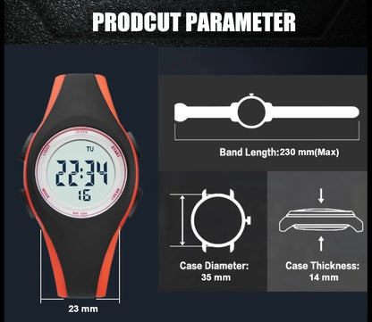 OHSEN Kids Digital Sport Watches 50M Waterproof Electronic Wristwatch Stop Watch LED Clock Children Watch For Boys Girls