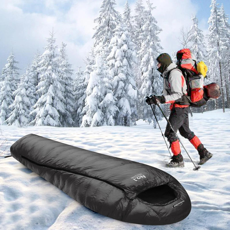 Kamperbox Down Slippers Down Socks Camping Down Booties for Sleeping Bag Camping  Down Socks AQ3