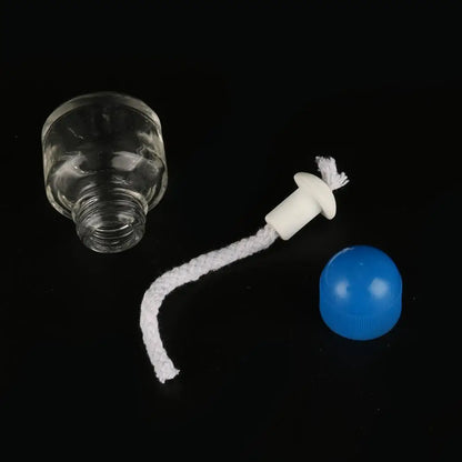 25ml Glass Alcohol Burner Lamp 6.5cm*4.3cm Chemistry Laboratory Biological Heating Equipment Educational Supplies