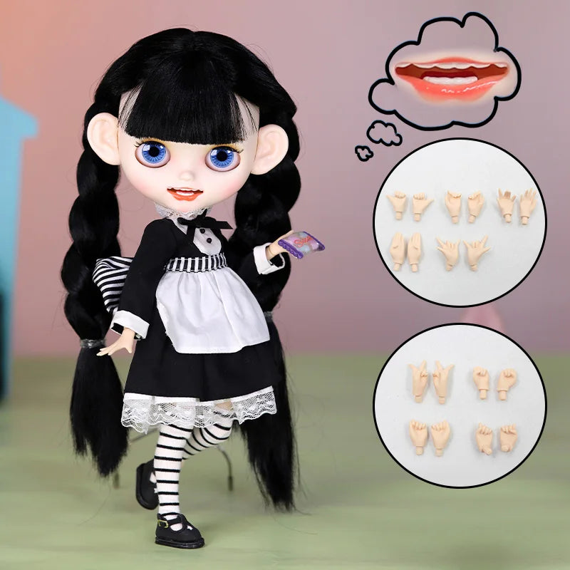 ICY DBS Blyth Doll Combination Including Clothes Shoes Hand Set AB Cosplay Dressing 1/6 BJD