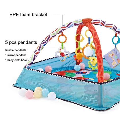 Baby Fitness Frame Crawling Game Blanket Multifunctional Educational Mat Fence Crawling Blanket Infant Rug Enlightenment Toys