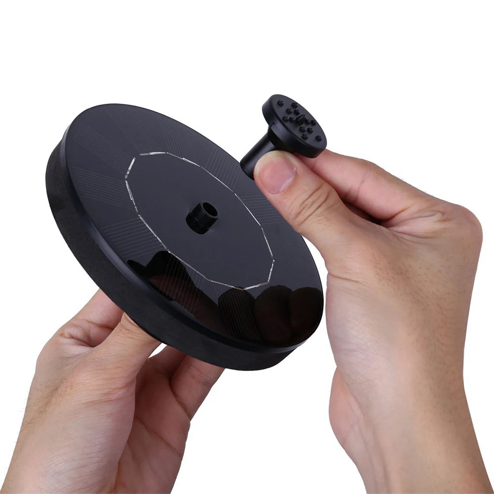 Waterfall Fountain Mini Solar Water Fountain Pool Pond Garden Decoration Outdoor Bird Bath Solar Powered Fountain Floating Water