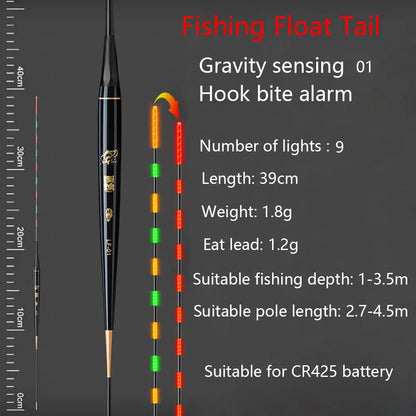 New Electronic Light Color Change Indicator Electronic Floats Buoy Electronic Float tail Bite Alarm Smart Float Top