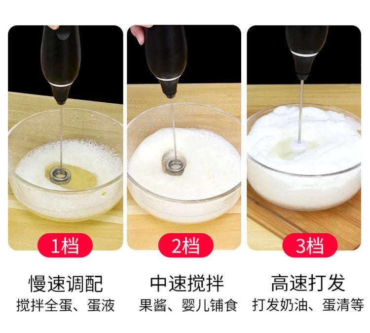 New hand-held electric egg beater milk beater automatic coffee blender milk bubbler electric blender whisk  kitchen tools