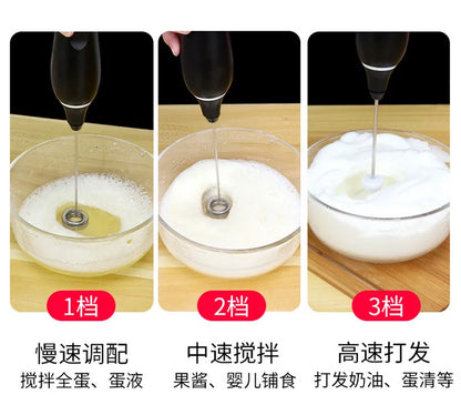 New hand-held electric egg beater milk beater automatic coffee blender milk bubbler electric blender whisk  kitchen tools