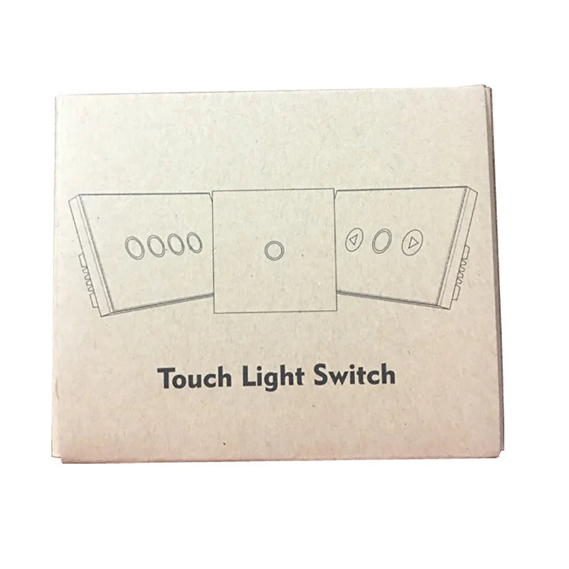 Smart Home EU Dimmer Switch White Crystal Glass Wireless Remote Control Light Dimmer Switch 500W,110-240V RF Switch 220V