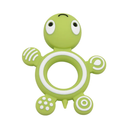 Cute-idea Silicone Baby Teethers 1pc Turtle Animal cartoon Food Grade  Silicone Tiny Rod Kids Goods Nurse Gift Baby Teething Toy
