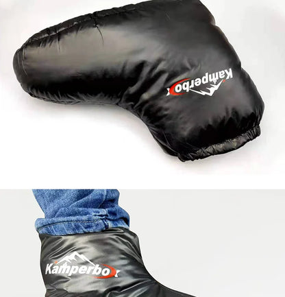 Kamperbox Down Slippers Down Socks Camping Down Booties for Sleeping Bag Camping  Down Socks AQ3