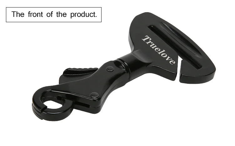 Truelove Car Seat Belt Safety Buckle Belt Collar or Harness Lightweight Aluminum Alloy Portable TLM1992/93