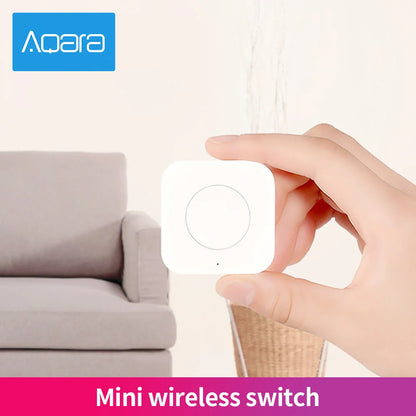 Aqara Wireless Switch Zigbee Connection Versatile Control Button for Smart Home Devices Compatible with Xiaomi Apple HomeKit