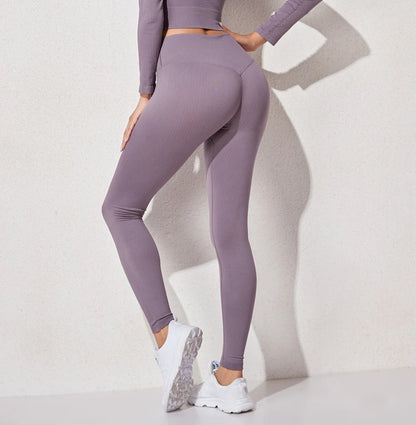 New Yoga Pants Sports Clothing Seamless Legging Solid High Waist Full Length Workout Leggings for Fittness Yoga Leggings