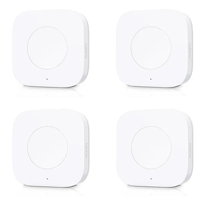 Aqara Wireless Mini Switch Zigbee Connection Versatile 3-way Control Button for Smart Home Devices Compatible with Apple HomeKit