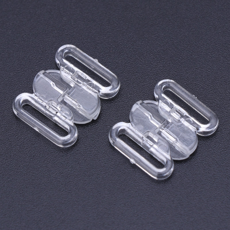 50pcs Bikini Clips Hook Snap Bra Clasps Swimsuit Buttons Apparel Sewing Buckles