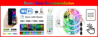 LED Strip Light 2835 5050 USB Bluetooth Flexible Lamp Tape 3key Sound Sensor RGB Ribbon 1M 2M 3M 4M DC5V Decoration TV BackLight