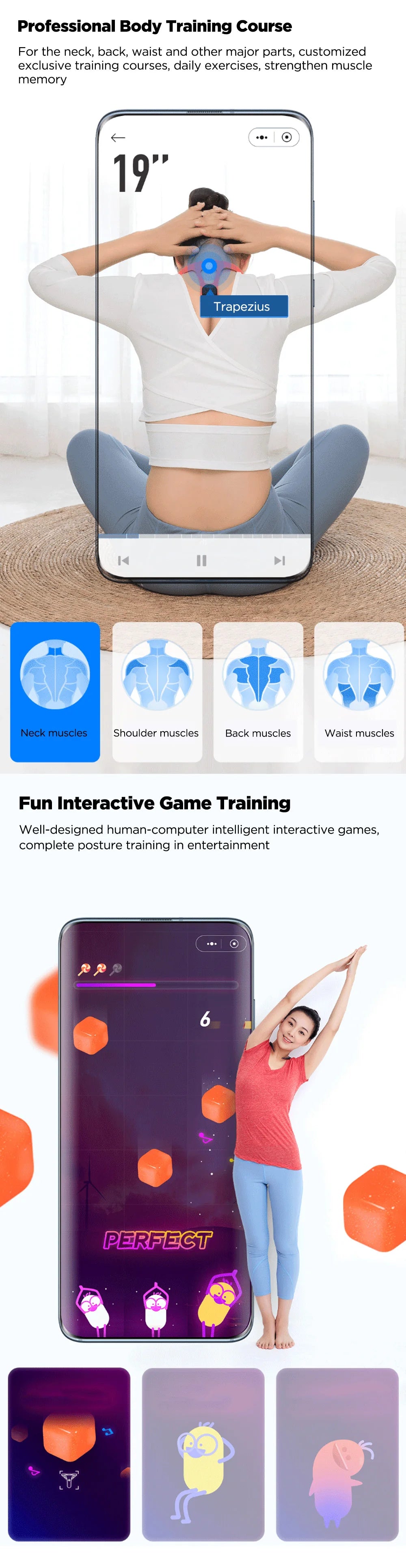 Hipee Smart Posture Correction Device Posture Training device Corrector For Adult Child Hunchback Correction (fast shipping)