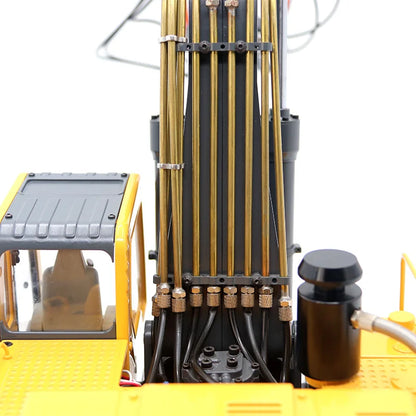 Upgrade 360L Excavator Hydraulic Copper Pipe Quick Connector Set For 1/14 RC Hydraulic Excavator JD-106 Engineering vehicle Part