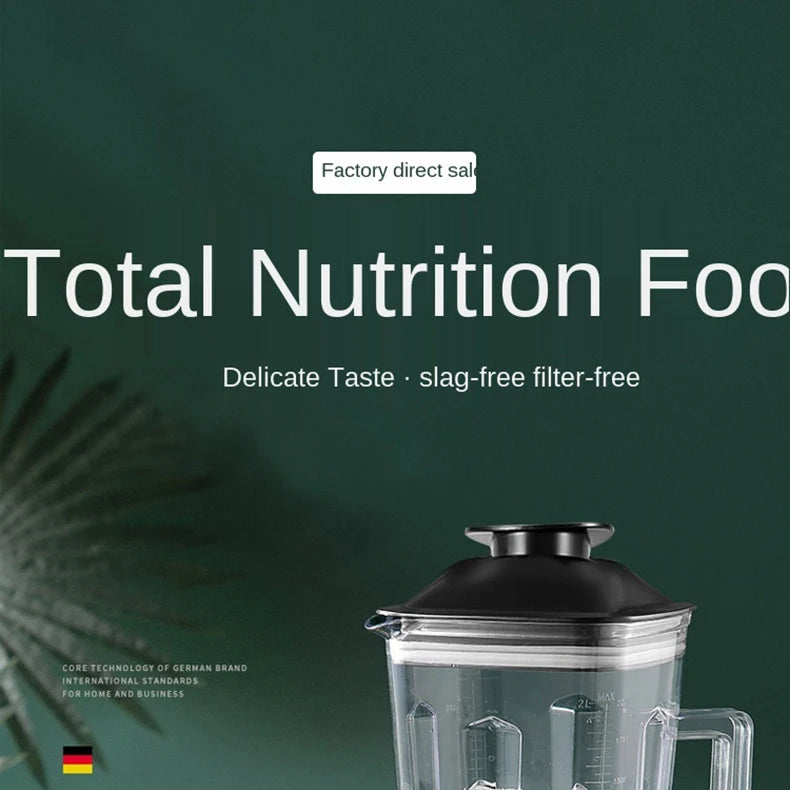 THANKSHARE 3000W Heavy Duty Commercial Grade Blender 6 Blades Mixer Juicer Fruit Food Processor Ice Smoothies BPA Free 2L Jar