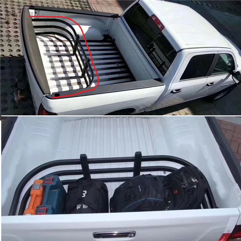 Auto Accessories Rear Tailgate Trunk Storage Holder Boot Tail Box Barriers Railing Banisters Fit For D-Max Hilux Amarok Ranger