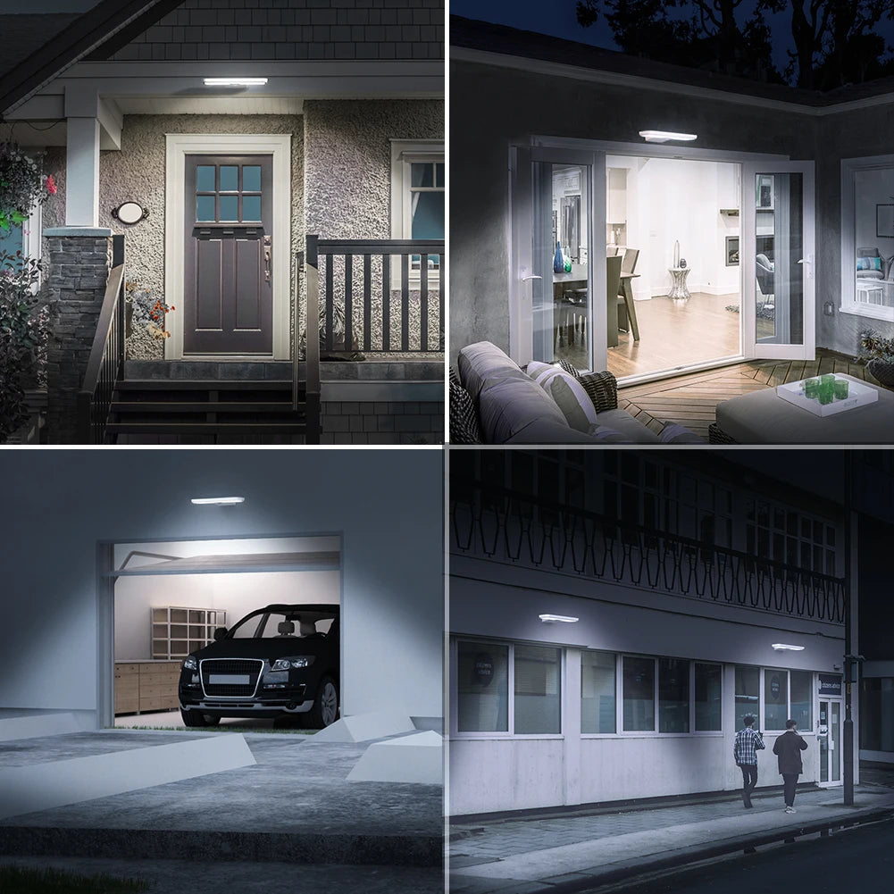 Outdoor Solar Lights With Motion Sensor  360° Rotatable Led Outdoor Lighting Waterproof Smart Control Garden Wall Light