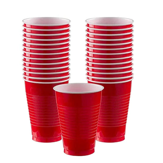Wedding Party Red Color Party Disposable Party Tableware Cups Plates For Anniversaire Birthday Party Decorations Adult Supplies