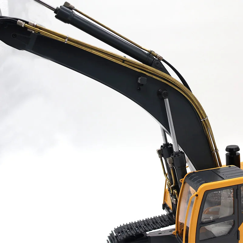 Upgrade 360L Excavator Hydraulic Copper Pipe Quick Connector Set For 1/14 RC Hydraulic Excavator JD-106 Engineering vehicle Part