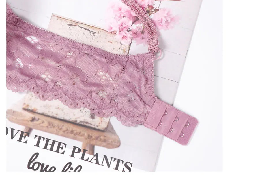 Lingerie  Sexy Bra Set  Women Push Up Lenceria Mujer Femme Underwire Langerie Girl Bralette Bras And Panty Feminina Lace Underwe