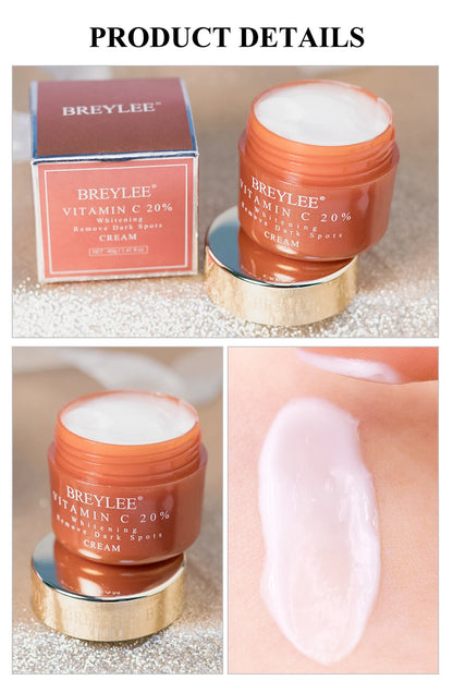 BREYLEE Vitamin C Facial Cream 20% VC   2Pcs