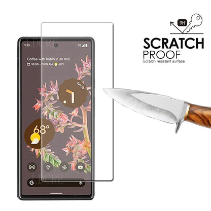 For Google Pixel 6 Glass For Google Pixel 6 Screen Protector Film Transparent Tempered Glass Google Pixel 6 A 7 6A 7A Lens Film