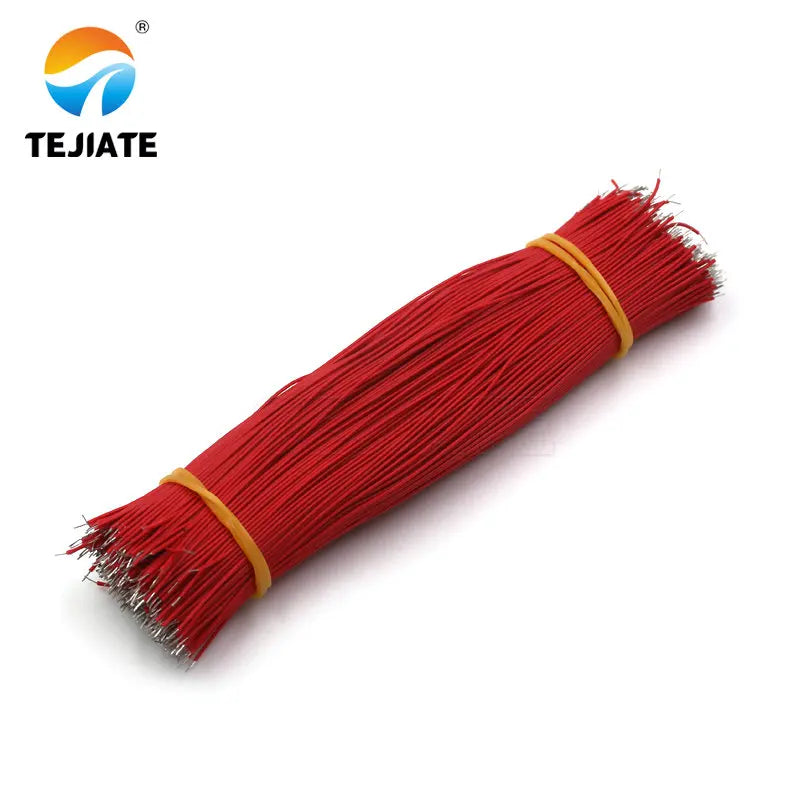 100PCS 5/0.8 24AWG 5/15CM Jumper-wire Welding-wire Conducting-wire Electronic Connecting-wire Tin-plated