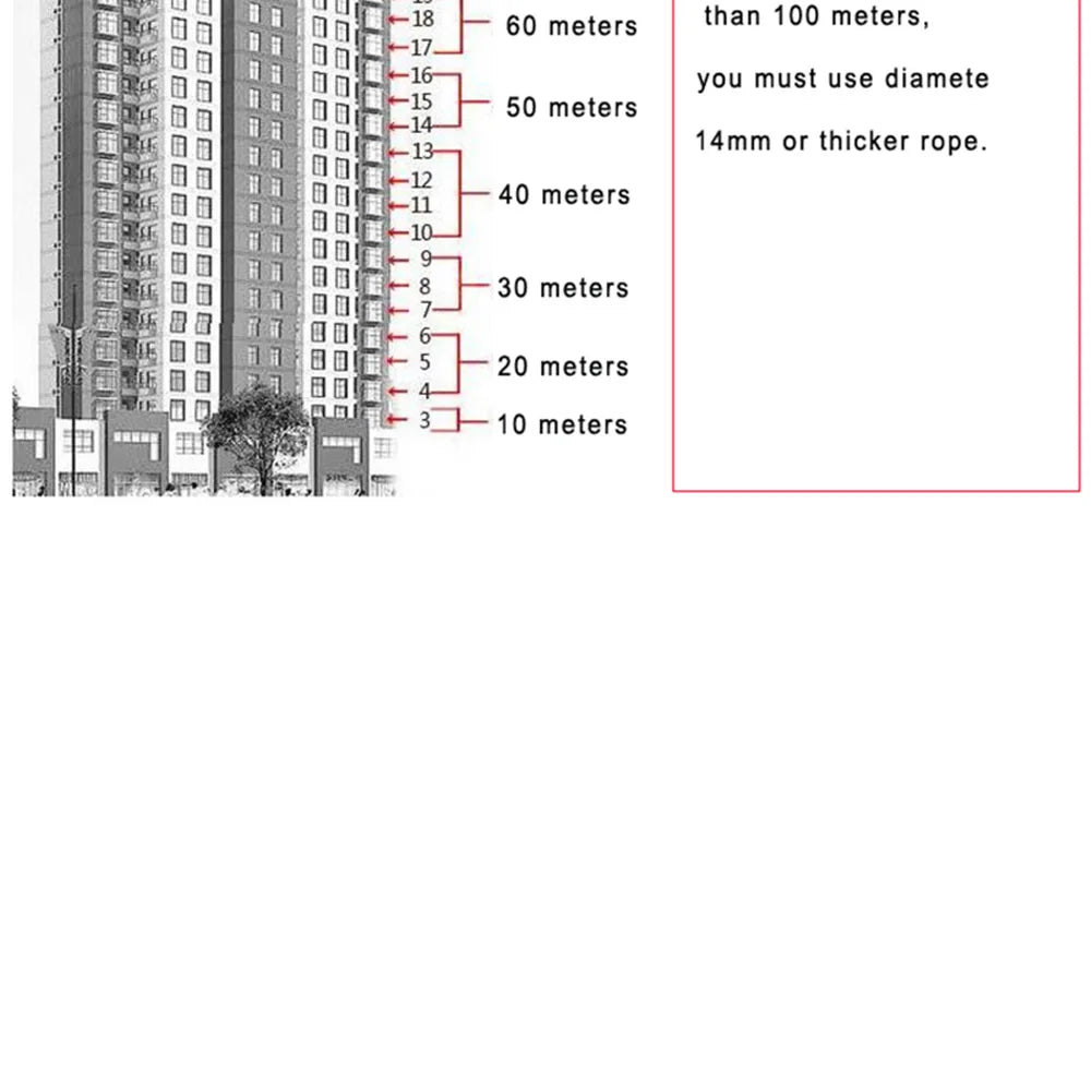 10-30m Car Tow Rope Static Climbing Rope 8mm Outdoor Survival Rescue Safety Cord Climbing Wall Equipment Accessorie 10m 20m 30m