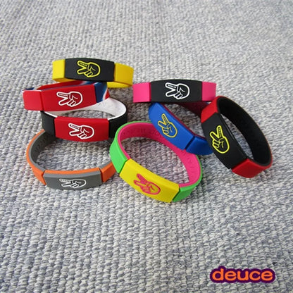 1PCS Basketball Sports Tide Brand Star with The Same Energy Silicone Bracelet Sports Wristband Sports Bracelet Basketballs