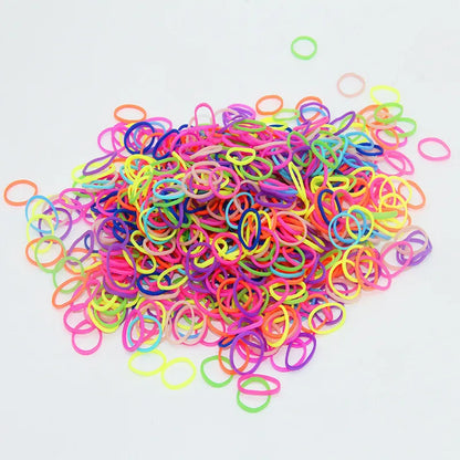 100pcs Pet Dog Grooming Rubber Band Pet Accessories Colorful Pet Supplies Elastic Pet Hair Product Hairpin Hair Accessory