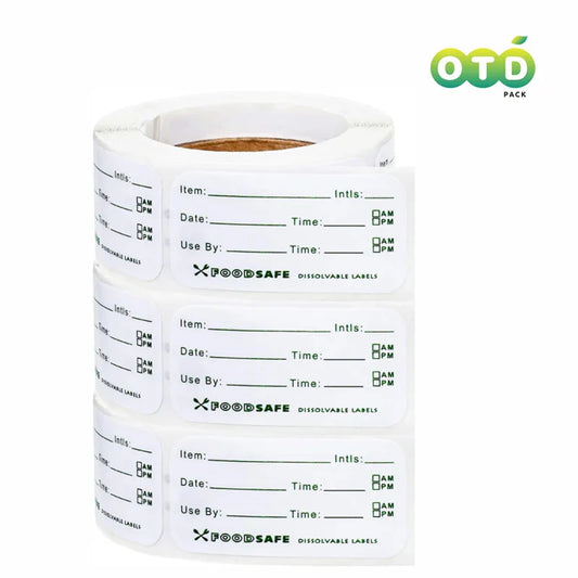 300/pcs Food Storage Labels Adhesive Removable Food Labels Food Storage Freezer Sticker for Home Restaurant Food Date