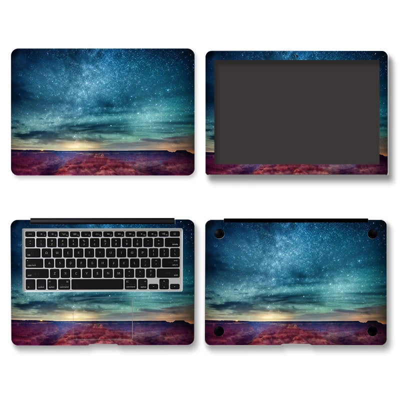 DIY Laptop Film Left and Right Brain Cover Laptop Sticker Laptop Skin 12/13/14/15/17-inch Art Decal Laptop Decoration