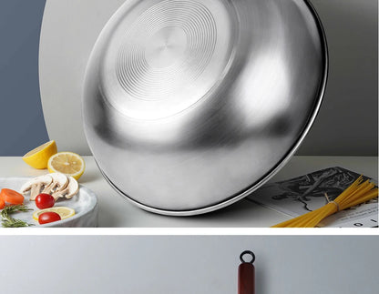 Konco Handmade Iron Wok Traditional Cookware Iron Pot Non-coating Healthy Wok Gas Cookware-30/32/34CM