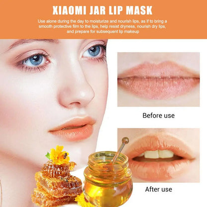 Original Beeswax Bee Balm Organic Honey Overnight Moisturizing Lip Balm Hydrating Lip Butter For Lip Care Gifts Dry Chapped Cr