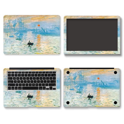 DIY Laptop Film Left and Right Brain Cover Laptop Sticker Laptop Skin 12/13/14/15/17-inch Art Decal Laptop Decoration