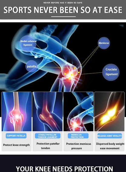 JINGBA SUPPORT 1 PCS Sports Fitness Knee Pads For Joints Protector Kneecap Adjustable Knee Pads Support Joelheira Drop Shipping