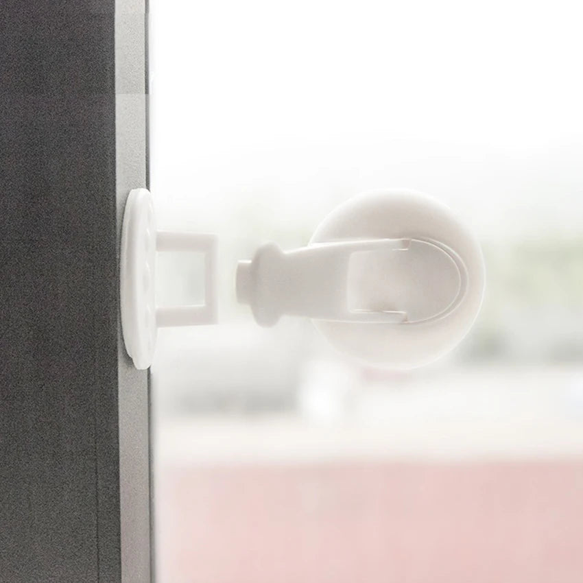 Sliding Door Lock Child Safety Baby Proof Sliding Window Lock with Strong Suction Cup for Glass Doors, Closets, Patio, Windows