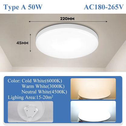 Led Ceiling Lamp Modern Ceiling Chandelier 220V Led Panel Lighting Fixture For Bedroom Kitchen Home Ultra Thin Ceiling Lights