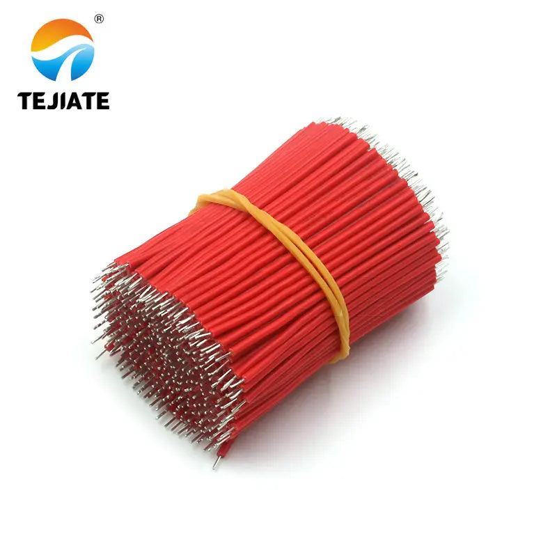 100PCS 5/0.8 24AWG 5/15CM Jumper-wire Welding-wire Conducting-wire Electronic Connecting-wire Tin-plated