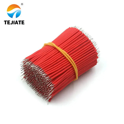 100PCS 5/0.8 24AWG 5/15CM Jumper-wire Welding-wire Conducting-wire Electronic Connecting-wire Tin-plated