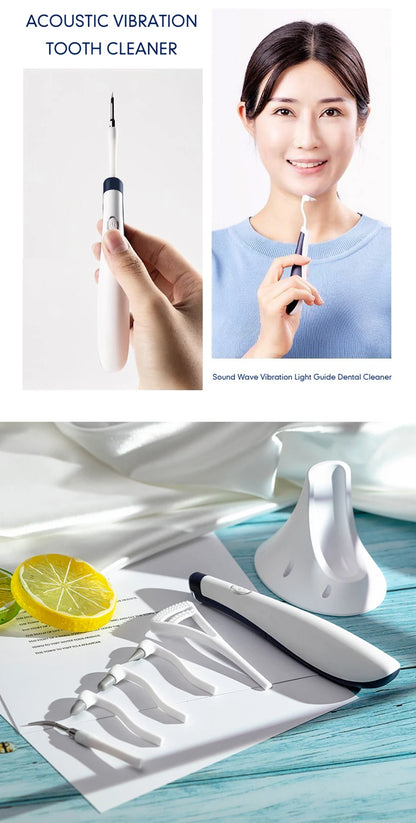 Water Flosser Cordless Dental Oral Irrigator for Teeth with LED Light and 3 / 5 Jet Tips, 4 Modes, Dental Calculus Remover